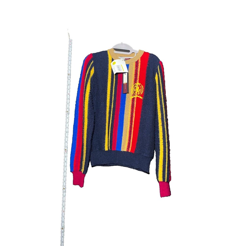 Hilfiger Collection Women's HCW Blue Stripe/Multi Sweater Size Small NWT